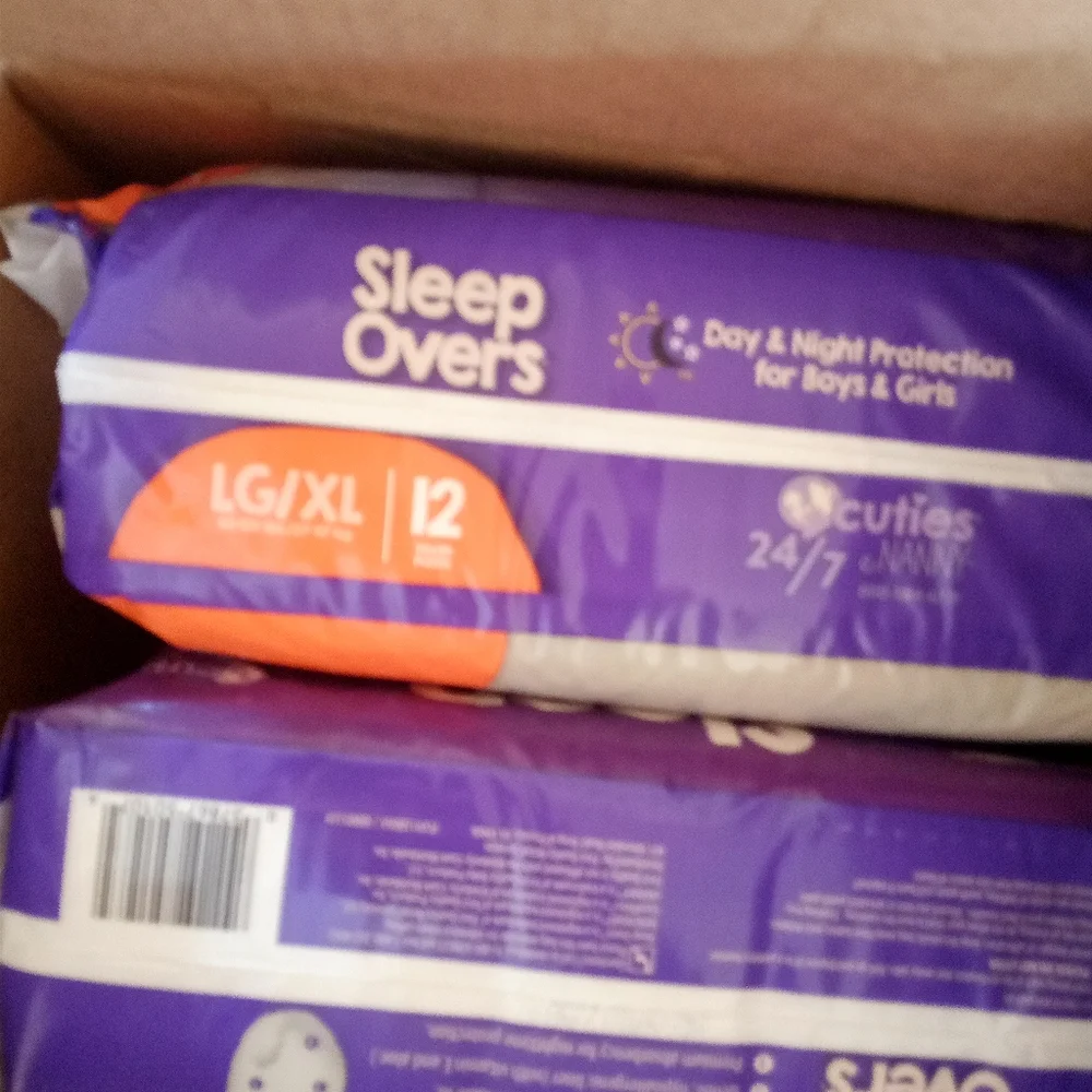 Sleep Overs Night Protection Diapers 1 Packing Lot